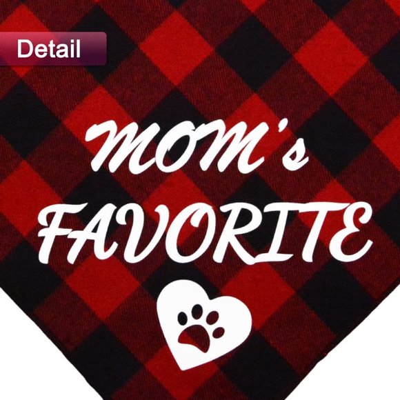Mother's Day 2 Plaid Pet Bandanas Super Pretty!! Cat or Dog Fashion Scarfs - Picture 5 of 5